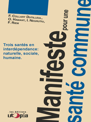 cover image of Manifeste pour une santé commune